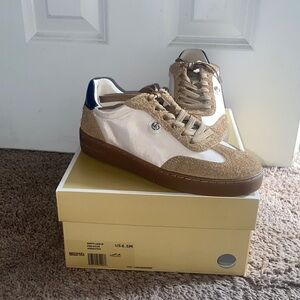 Women’s Michael Kors Brown and White Sneakers